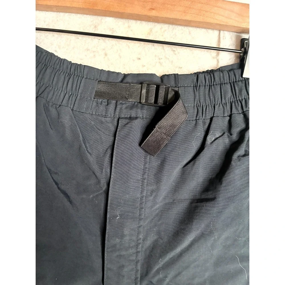 Precision Mountainwear Ski Pants Men's Large Black Scuff Guards Webbing Belted